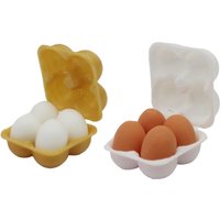 New New Miniature Egg Tray Egg Box 1:12 Dollhouse Simulation Eggs Dollhouse Kitchen Food Decoration Toy Life Scene Accessories