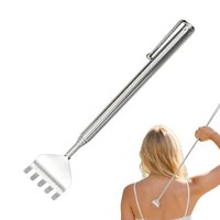 1PC Extendable Back Scratcher Portable Telescoping Stainless Steel Back Scratchers Hand Massager Pocket Scratcher Tools