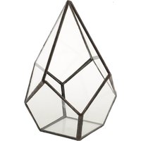 Geometric Shape Pot Terrarium Box Succulent Plant Display Case Holder