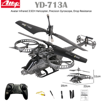 New Arrival YD713 YD718 Avatar RC Helicopter 3.5 Channels 2.4G Precision Gyroscope Drop Resistance RC Drone Toys Gift For Kids