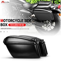 Motorcycle Eliminator500 Saddle Bags Side Boxs Luggage Tank Hard Case for Kawasaki Eliminator 500 2024 2025