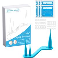 Auto Skin Tag Removal Kit 1-8mm Tagbands for Micro and Regular Warts with Cleansing Swabs Facial Beauty Care Tool