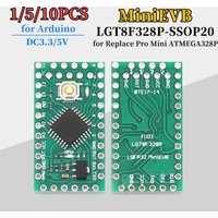 DC3.3V/5V MiniEVB LGT8F328P-SSOP20 Arduino Development Board Compatible with pro Mini ATMEGA328P For Electronics Projects