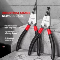5inch Internal & External Circlip Pliers Non-Slip Handle for Rings Hoses & Gasket Removal Mechanical Repair Tool