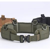 Ultra-Breathable Tactical Waist Belt Durable EDC Nylon Gear For Adventure-Ready Outdoor Enthusiasts Quick-Adjust