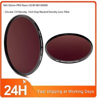 NiSi 82mm PRO Nano UV/IR ND100000 - Circular 5.0 Density, 16.6-Stop Neutral Density Lens Filter