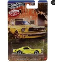 Mattel 2025 New Product Hot Wheels Classic Club Mustang Porsche 911 Volkswagen Beetle Retro Alloy Car Model Hrt81 Silver Label Die-Cast Car Model Birthday Holiday Gift