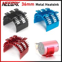 NEEBRC 36mm Motor Metal Heatsink Cooling Cover for 1:10 RC Car Axial Traxxas 540 550 3650 3660 3670 3674 3675 Heat Sink Part Toy