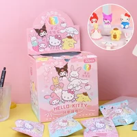 32pcs Pencil Eraser Cute Hello Kitty My Melody Kuromi Cinnamoroll Student Eraser Stationery School Supplies Wholesale