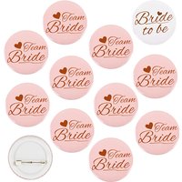 12/1pcs Bride to be Team Bride Badge for Wedding Bridal Shower Decoration Bridesmaids Gift Bachelorette Party Hen Night Supplies