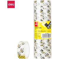 DELI Transparent Stationery Tape 8/12 Rolls Traceless Strong Adhesive Tape 20y/30y for School Office & Gift Wrapping