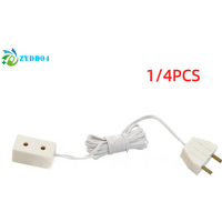 1/4Pcs 1/12 Dollhouse Decorative Lamp Transformer Socket Connection Line Model Home Appliances Accessories Kid Pretend Play Toys