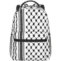 Hattah (Keffiyeh) Student Backpack School Bag Hiking Travel Daypack for Men Women Fashion Bookbag Shoulder Bags