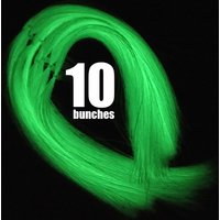 lunker luminous glow ultra violet fluorescent fly fishing thread strand string line tying diy material assist hooks flies