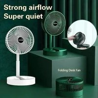 2027 NEW Desktop fan charging model, long endurance USB foldable mini retractable fan, dormitory portable desktop electric fan