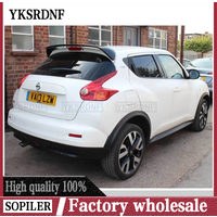 For Nissan Juke Spoiler 2010 2011 2012 2013 2014 2015 High Quality ABS Material Car Rear Wing Primer Color Rear Wing Lip Spoiler