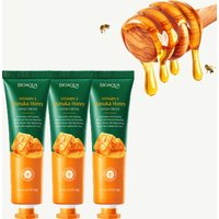 Honey and Vitamin E Hand Cream Moisturizing Lotion, enriched with glycerin, deeply hydrates and repairs dry, cracked hands