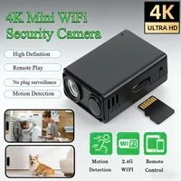 Nouvelle caméra de sécurité WiFi 4K sans fil, surveillance intérieure, détection de mouvement, vision à distance, protection de la maison, caméscope