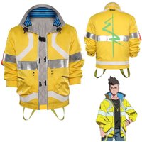 David Martinez Cosplay Fantasia Costume Disgusie for Adult Men Jacket Punk Coat Roleplay Outfit Halloween Carnival Party Clothes