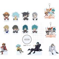Game Yu-Gi-Oh! GX Acrylic Stand Figure Doll Anime YuGiOh Fubuki Tenjoin Yusuke Fujiwara Yuki Judai Keychain Cosplay Toy for Gift