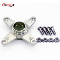 Rear Wheel Axle Collar Sprocket Hub Bolts Nuts for Yamaha ATV Quad Bike YFZ450 04~13 Raptor YFM Raptor 700 06~12 1S3-25386-00-00