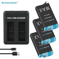 1600mah Battery For Go Pro MAX Batteries Charger For Gopro Max 360 Action Camera Batteries Accessories