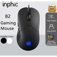 INPHIC B2 USB Wired Mouse Silent Office Gaming Mouse for PC and Laptops