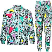Mepase Retro 80s 90s Outfit for Men Side Taping Sportswear Urbanwear Streetwear Casual Long Sleeve 90s Tracksuit for Jogger