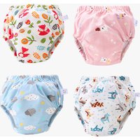 Baby Waterproof Reusable Training Pants 6 Layer Cotton Baby Diaper Infant Shorts Nappies Panties Nappy Changing Underwear Cloth