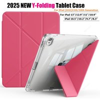 Y-Standing Case for iPad (A16) 11th 10th Gen Case 11 Inch 2025 for iPad Air11 13'' M3 M2 Pro11 12.9'' 13'' M5 M4 Case Sleep Wake