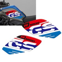 Motorcycle 3D Gel Resin Sticker Kit Side Tank Protectors Compatible with BMW R1200GS 2017-2024