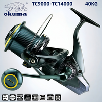 Okuma All Metal Spinning Wheel Fish Wheel Model 9000-14000, 40KG Braking Force, Equipped With Fashionable Polarized Glasses