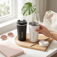 510ml Thermal Coffee Travel Mug 304 Stainless Steel Insulated Tumbler Leakproof Portable Cup for Espresso Tea Water Drinkware