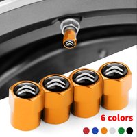 4 stücke Auto Styling Metall Auto Rad Reifen Ventil Air Stem Cap Abdeckungen Für Citroen C4 Picasso Xsara C5 Aircross kaktus C1 C2 C3 C6 C8