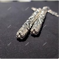 Vintage Cross Hollow Engraved Pen - Metal Ballpoint, High-end Business, Gender-neutral Gift