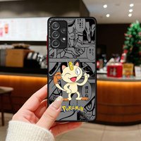 Phone Cover Case for Samsung Galaxy A56 A55 A14 A23 A52S A72 A16 A15 A34 A36 A17 A52 A35 A53 A54 A73 A33 Retro Anime Pokemon