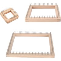 Wooden Knitting Board Craft Supplies Weaving Loom for Shawls Crochet Scarves