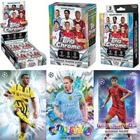 Authentic 2024-25 Topps Chrome UEFA Club Competitions Premium Limited Edition Football Collectible Trading Cards