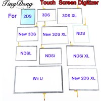 1PC Glass Touch Screen Panel Display Digitizer For NDS NDSL NDSi NDSi LL XL For 2DS 3DS 3DSXL LL New 3DS XL LL WiiU PAD Console