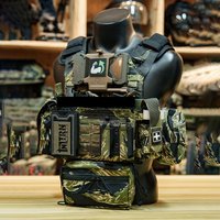 BAC Tiger Stripe JPC 2.0 Tactical Vest Lightweight Molle Plate Carrier Airsoft Combat Body Armor Replica