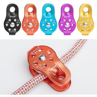 Rescuing Lifting Fixed Side Pulley Arborist Rock Climbing Gear Zip Line Fast Speed Cable Trolley Heavy Duty Rope Pulley