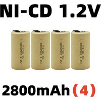2800mAh SC NI-CD with nickel plate for hand drill power tool power battery, rechargeable battery 1.2V