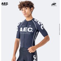 AEC 2026 Spring Summer Men's Cycling Jersey Short Sleeve Quick Dry Road Bike Shirts Black Slim MTB Clothing Wind Speed Series