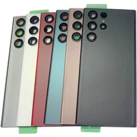 Back Door Battery Cover Housing Case For S22 Ultra 5G S908 Rear Cover with Camera Lens Repair Parts