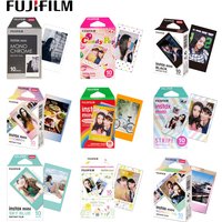 10-50 Sheets Fujifilm Instax Color Mini Film Instant Black Frame Macaron Rainbow Photo Paper for Mini 12 11 9 8 7s 70 50 90 SP-2