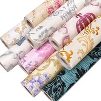 European Style Self-adhesive Wallpaper Waterproof Living Room Bedroom Wallpaper Flowers Contact Paper Home Decoration Stickers