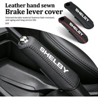For Mustang Car Handbrake Cover Protective Sleeve Handbrake Anti-Slip Hand Brake Protection Shelby GT GT500 GT350 Convertible
