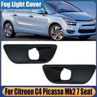 9801674680 For Citroen C4 Picasso Mk2 7 Seat Car Accessories Front Bumper Fog Lamp Frame Cover ABS Fog Light Trim Bezel Cap