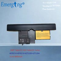 40Y8314 40Y8318 42T5209 42T5204 New Laptop Battery For Lenovo X60T Tablet PC X60 Tablet PC Series