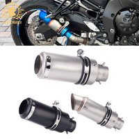 51mm 60mm Motorcycle Exhaust Silencer Muffler GP-project Universal Sport Bike Racing Muffler